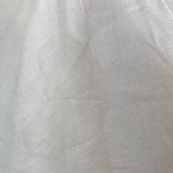 Vintage Jessica McClintock Linen & Lace Peplum Dress Cottagecore  Rare Unique - Picture 8 of 15